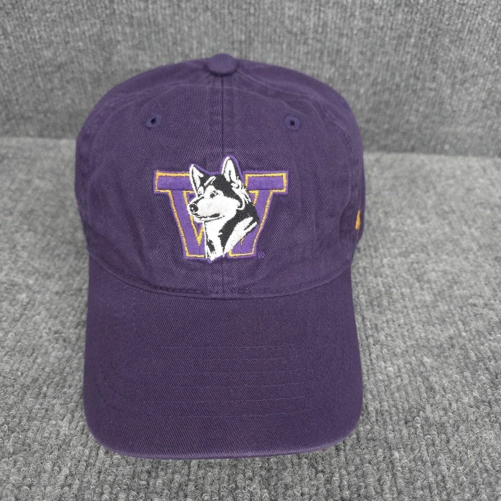 Washington Huskies Hat Cap Strap Back Adjustable Purple NCAA Football Zephyr Men